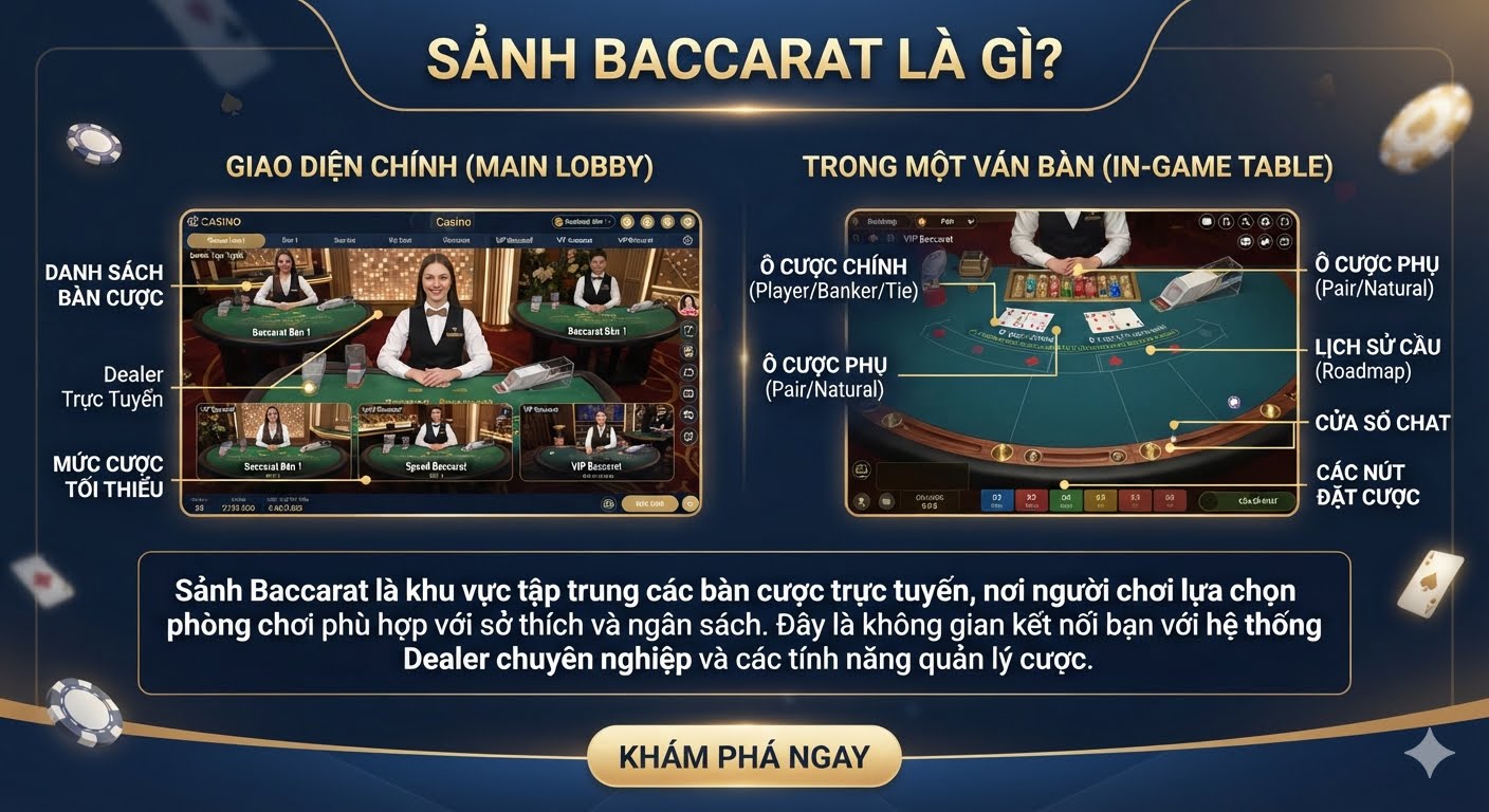 sảnh baccarat là gì